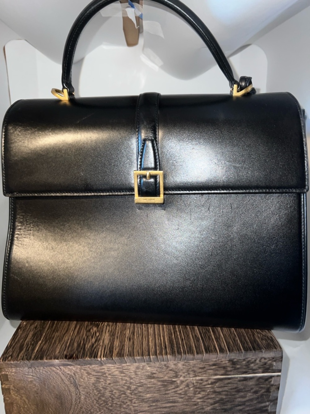 Saint Laurent Le Fermoir Top Handle Bag